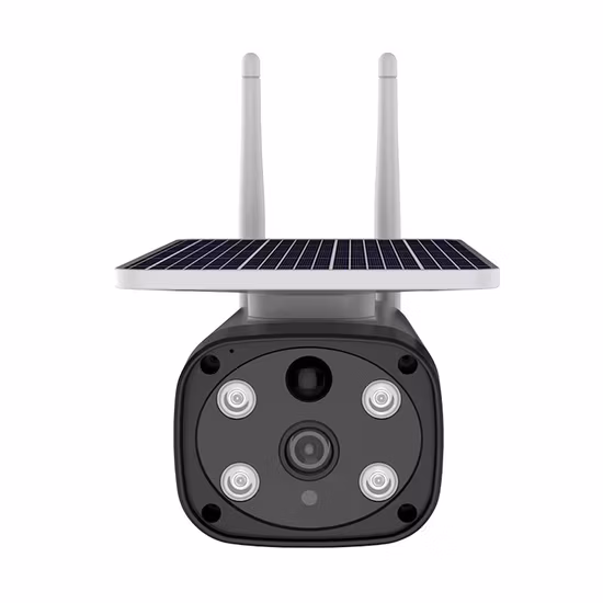 2MP/1080P 太陽光発電 WiFi 4G IP カメラ屋外 CCTV セキュリティカメラ