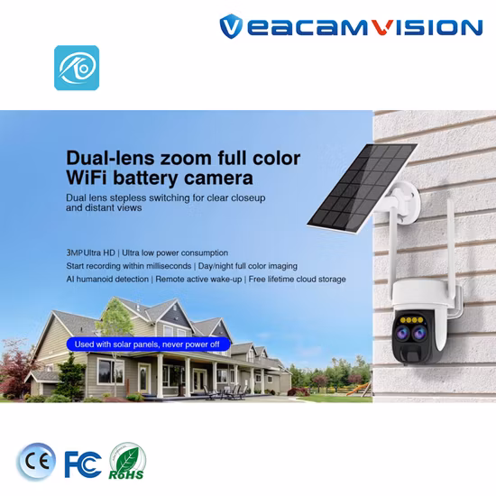 IPカメラWiFiセキュリティカメラ屋外用防水3MP CCTV